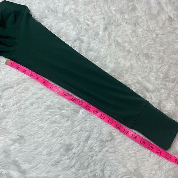 Zyia Active Jacket Womens Size M Green 1/2 Zip Athletic Pocket Long Sleeve Top - Picture 7 of 9